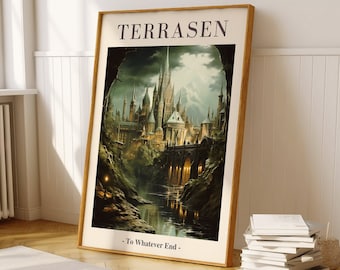 Throne of Glass Terrasen Art Print: Bookish Romantasy Decor (Digital Download)