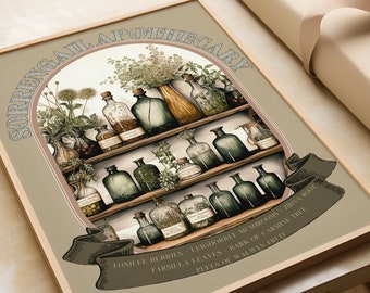 Fourth Wing Art Print: Sorrengail Apothecary Decor (Digital Download)