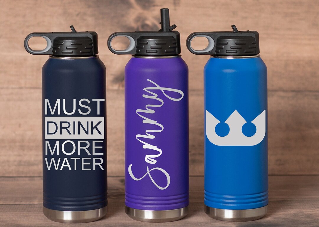 Custom Engraved Water Bottle, Stainless Steel Water Bottle ...