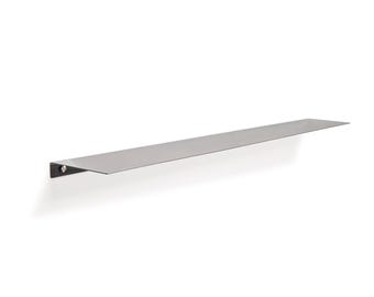 Custom Stainless Steel Floating Shelf, Modern Metal Wall Display, Kitchen Bath Office Storage