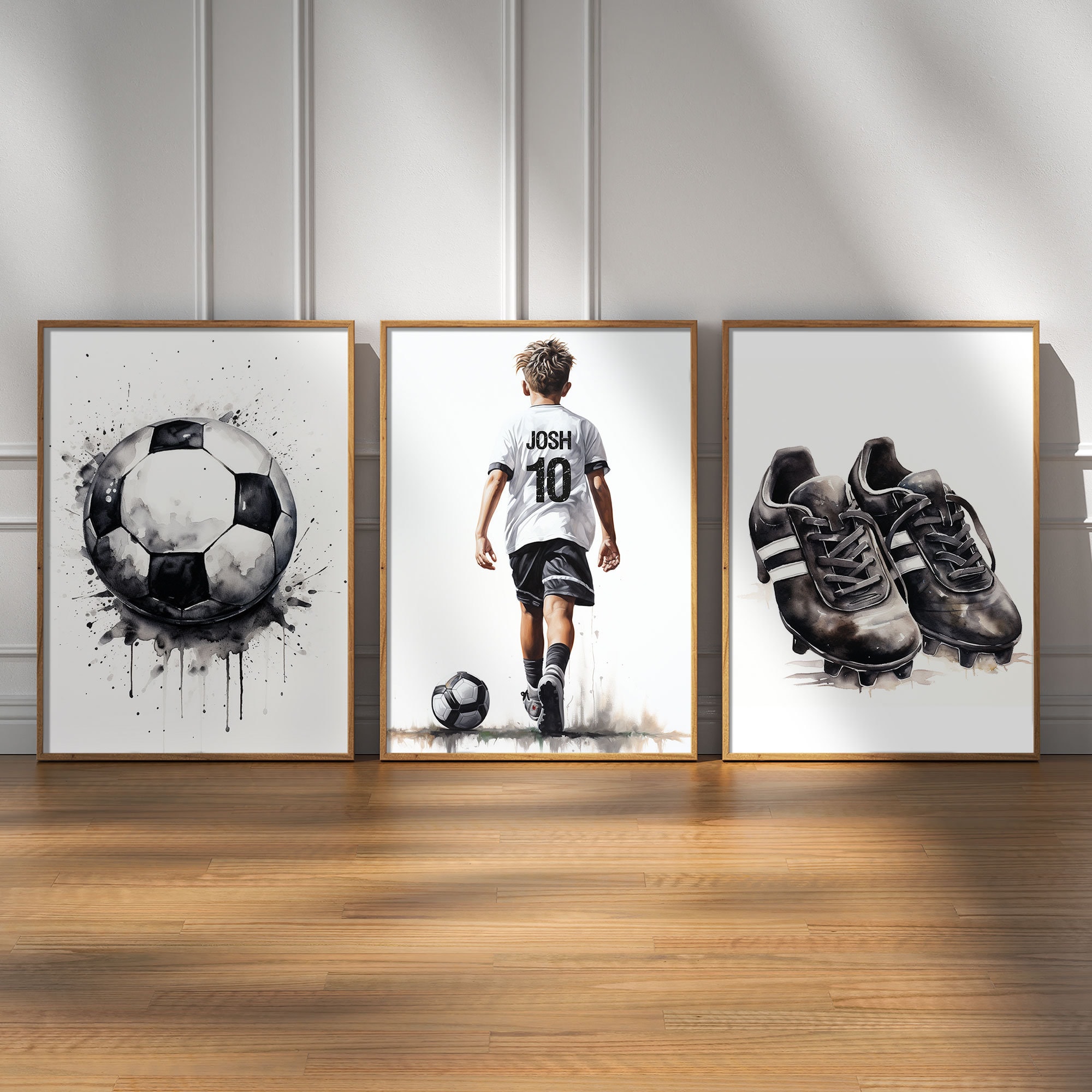 Voetbalcadeau voor jongens, voetbalarmband met initiaal Voetbalcadeau voor jongens, voetbalarmband met initiaal