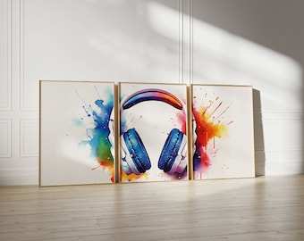 Gaming Wall Art Digital Art Set Of 3 Gaming Prints Gift For Boys Gamer Gift Boys Bedroom Decor Son Gift Gaming Poster Video Game Print