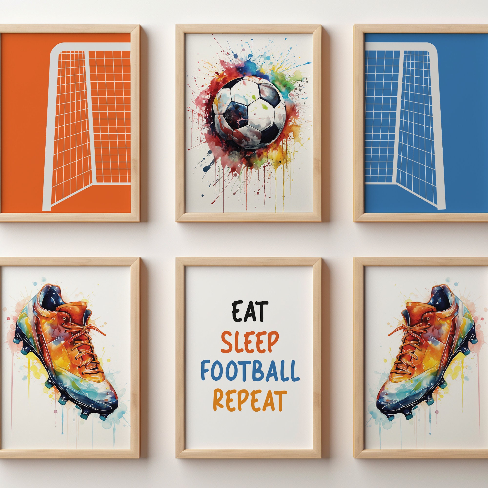 Teen Boy Room Decor Set, Printable Wall Art Set, Nursery Wall Art, Big ...