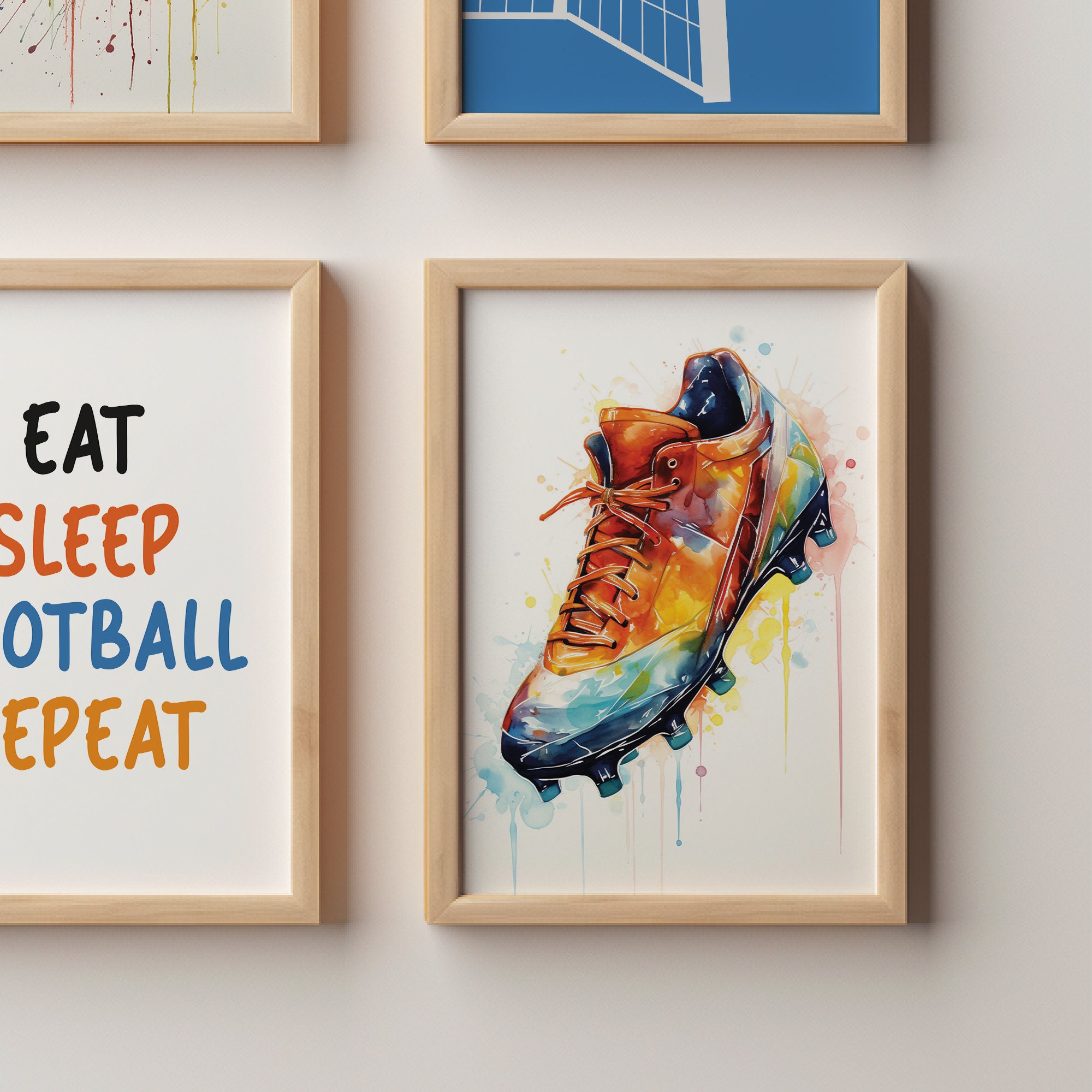 Teen Boy Room Decor Set, Printable Wall Art Set, Nursery Wall Art, Big ...