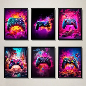 Gaming Poster| Gaming Wall Art | Printable Video Game Poster | Gaming Room Decor | Gamer Gift | Gaming Digital Art Download | Gaming Print