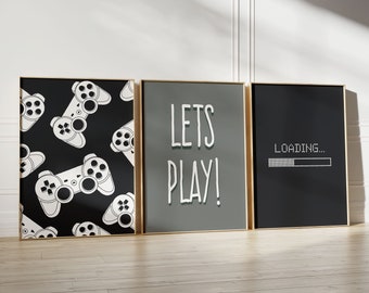 Gaming Poster, Gaming Prints, Gaming Wall Art, Gaming Room Decor, Gamer Gift Gaming Posters, Boys Bedroom Decor, Video Game Print, Son Gift