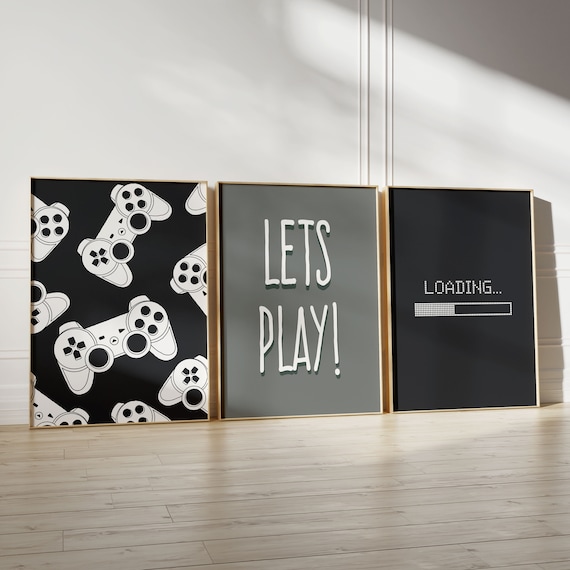 Gaming Poster, Gaming Prints, Gaming Wall Art, Gaming Room Decor, Gamer Gift Gaming Posters, Boys Bedroom Decor, Video Game Print, Son Gift