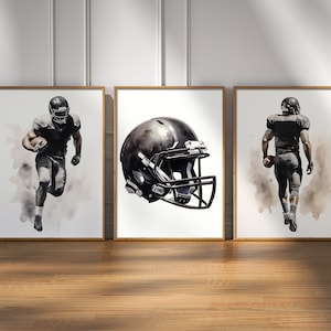 American Football Poster, Gift For Boys, Boys Bedroom Decor, Son Gift, American Football Print, Teen Room Prints, Gift For Him, Football Art