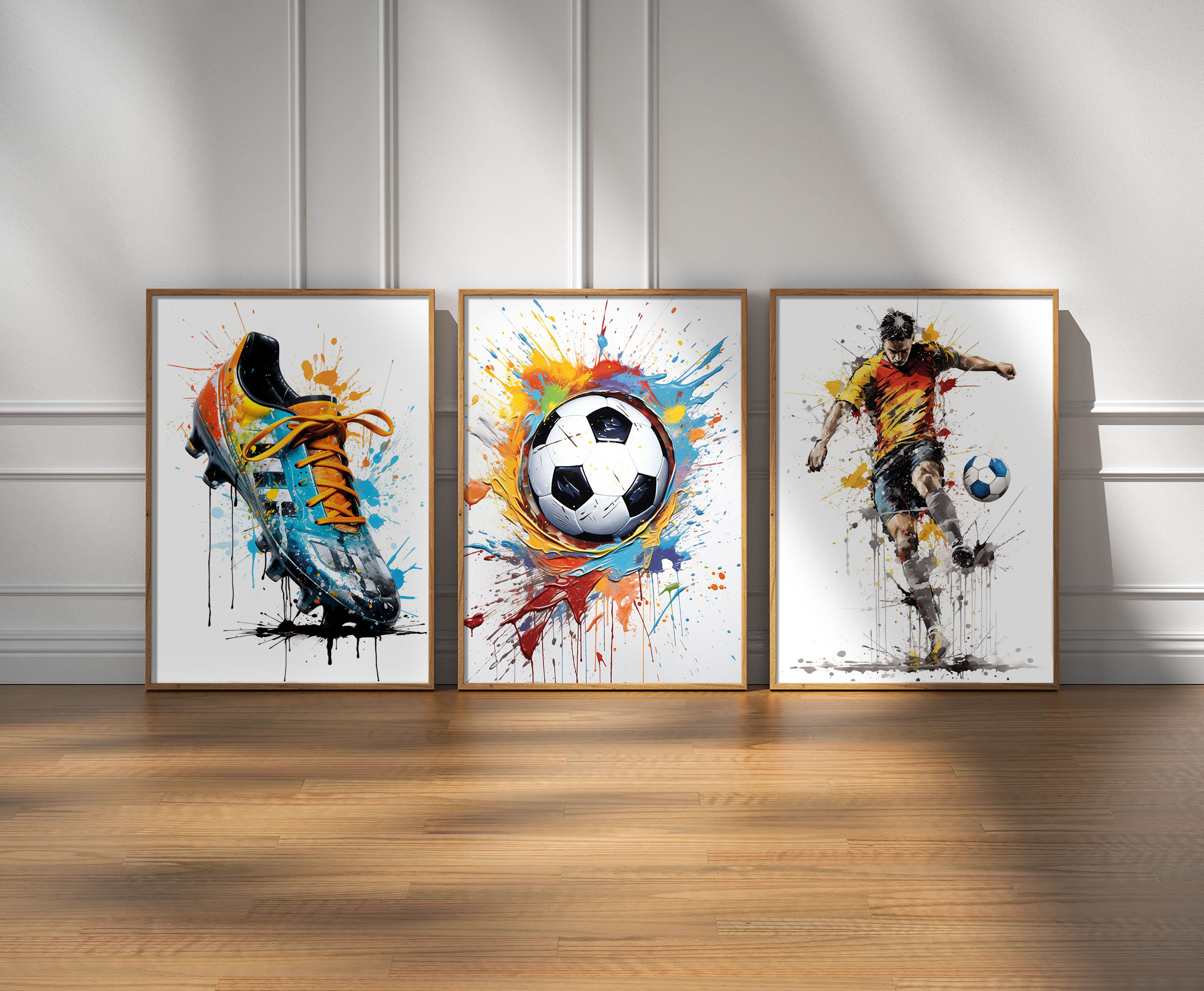 サッカーの絵画 - Etsy 日本