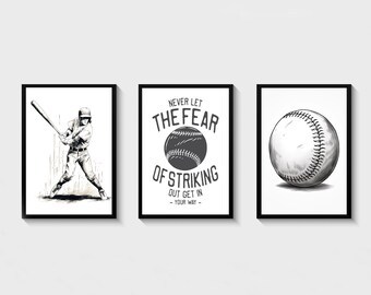 Baseball Print Quote, Baseball Wall Art, Digital Download, Gift For Boys, Boys Bedroom Wall Art, Baseball Prints, Son Gifts, Gift For Men