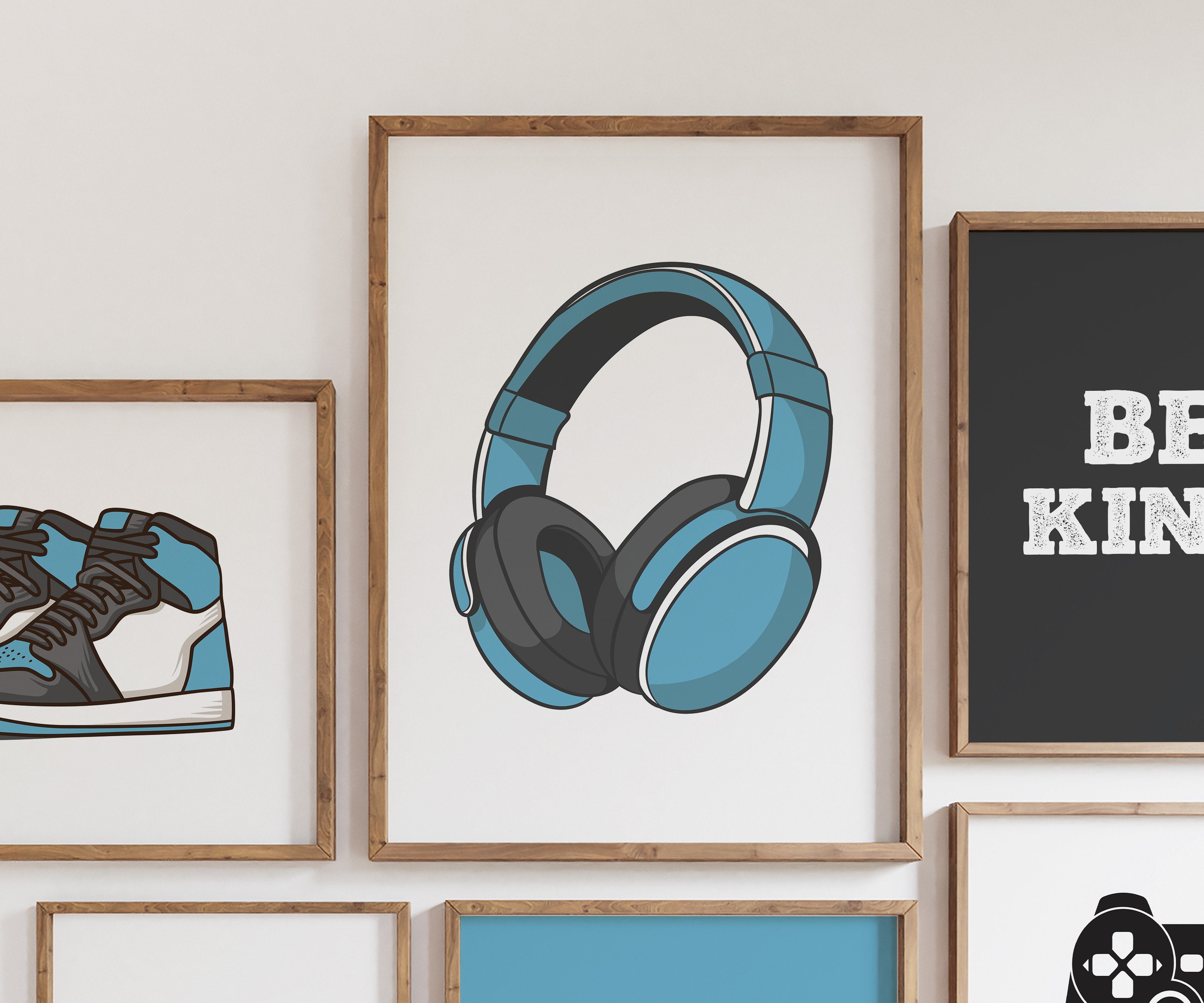 Teen Boy Room Decor Set, Printable Wall Art, Nursery Wall Art, Big Boy ...