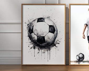 JMIMO Targa Acrilica A Forma Di Pallone – Regalo Per Ragazze Che Amano Il Calcio – Frase 'Just A Girl Who Loves Football'