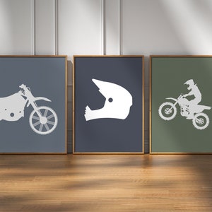 Motocross Prints, Motocross Wall Art, Digital Download, Motocross Poster, Gift For Boys, Boys Bedroom Decor, Teen Room Print, Motocross Gift