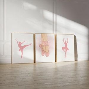 Ballet Print | Ballet Dancer Prints | Ballet bedroom print | Girls bedroom prints | Digital Download | Ballet Wall Art | Gift For Girls
