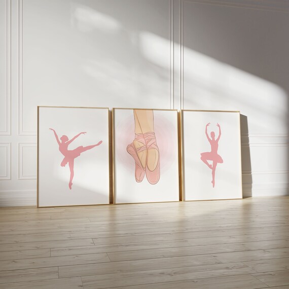 Ballet Print | Ballet Dancer Prints | Ballet bedroom print | Girls bedroom prints | Digital Download | Ballet Wall Art | Gift For Girls