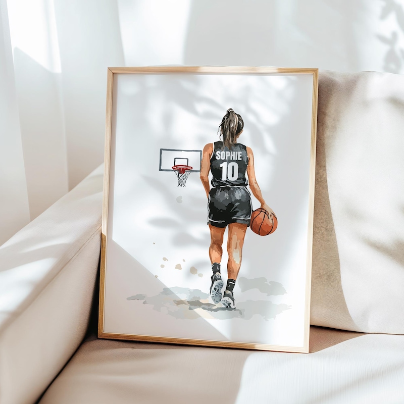Poster Basketball Player - Etsy UK