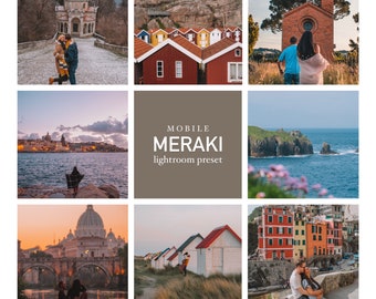 MERAKI Mobile PACK | 6 Lightroom Mobile Presets | For Android & IOS