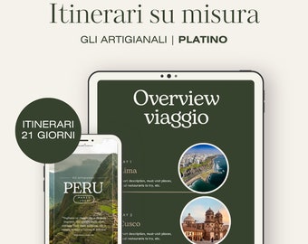 Itinerari su misura | Gli Artigianali, pacchetto Platino