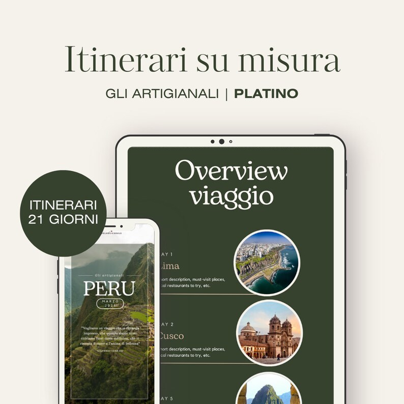 Itinerari su misura Gli Artigianali, pacchetto Platino immagine 1