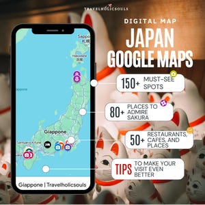 ES Mapa digital de viajes de Japón