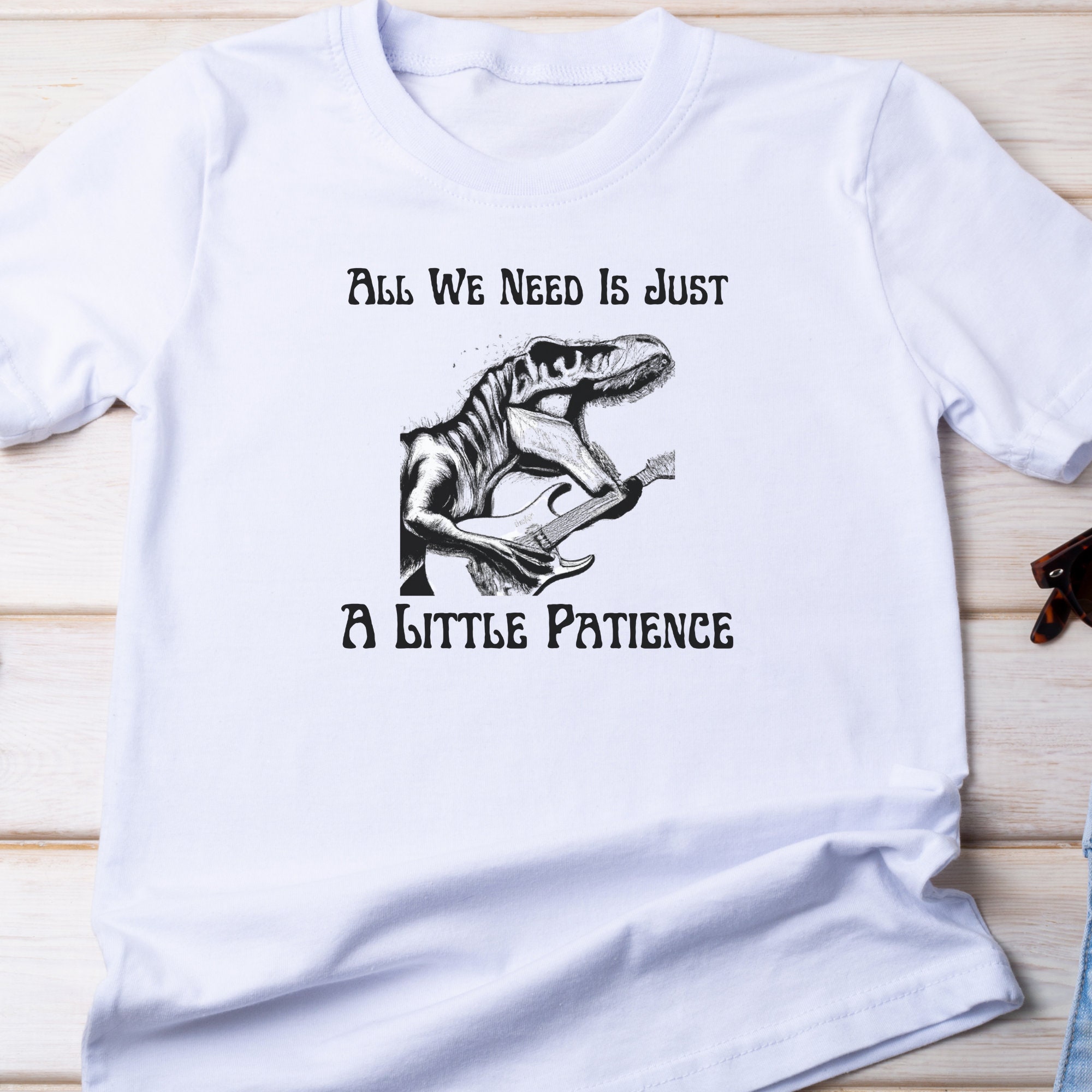 All-we-need-is-just-a-little-patience-(Patience-Lyrics)-Classic-T-Shirt |  Essential T-Shirt