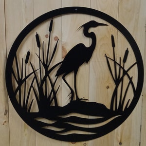 Metal heron