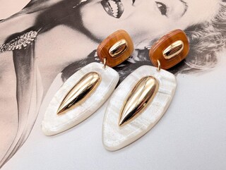 Orecchini Pendenti In Acrilico Rotondi E Cavi – Stile Retrò Anni '70/'80 – Colorati E Leggeri – Regalo Per Donne E Ragazze