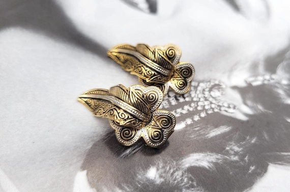 Damascene earrings online