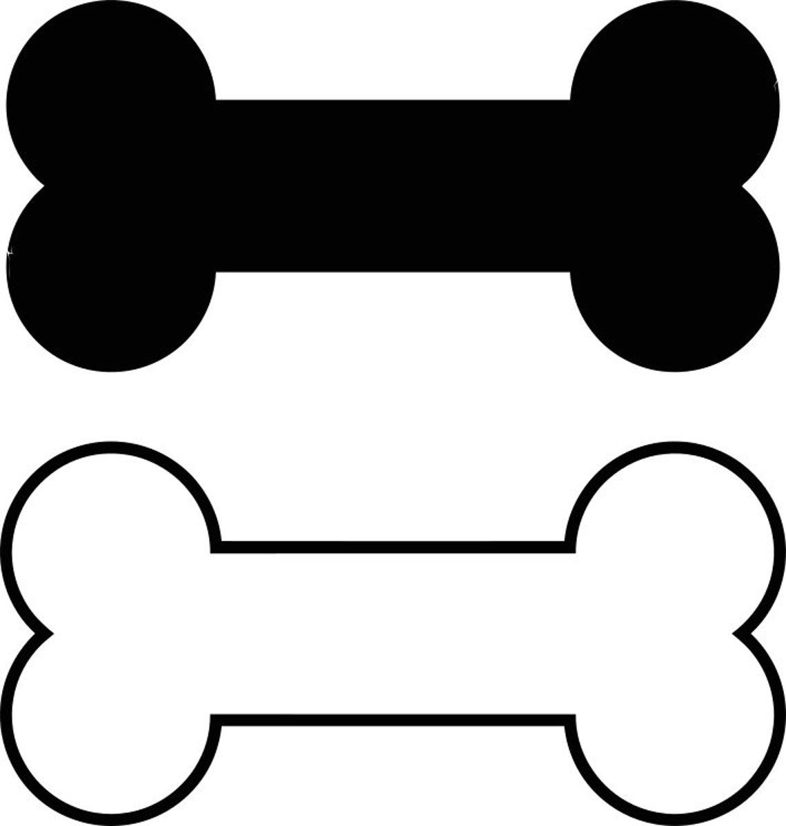 Dog Bone Svg - Etsy