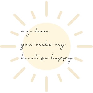 Sunshine + Happy Heart Print