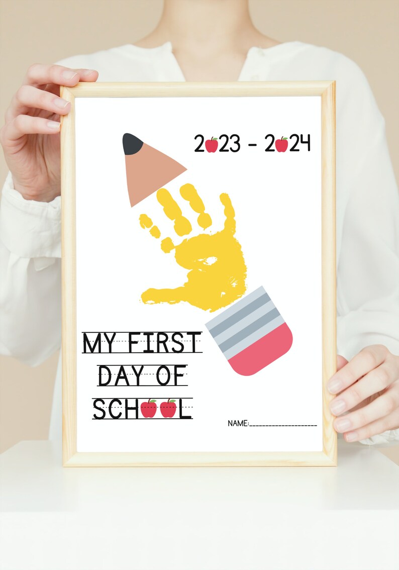 First Day of School Handprint Craft - Il 794xN.5132777456 Rn3x 