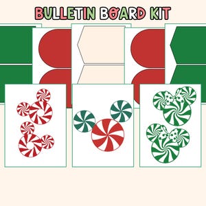 Christmas Bulletin Board Kit: Fun December Classroom Decor (digital ...