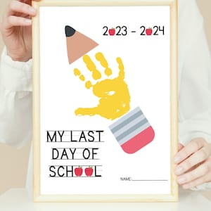 Last Day Of School Handprint Craft | Preschool Graduation | Memory Keepsake | Handprint Preschool Craft | Teacher Resource | End Of School