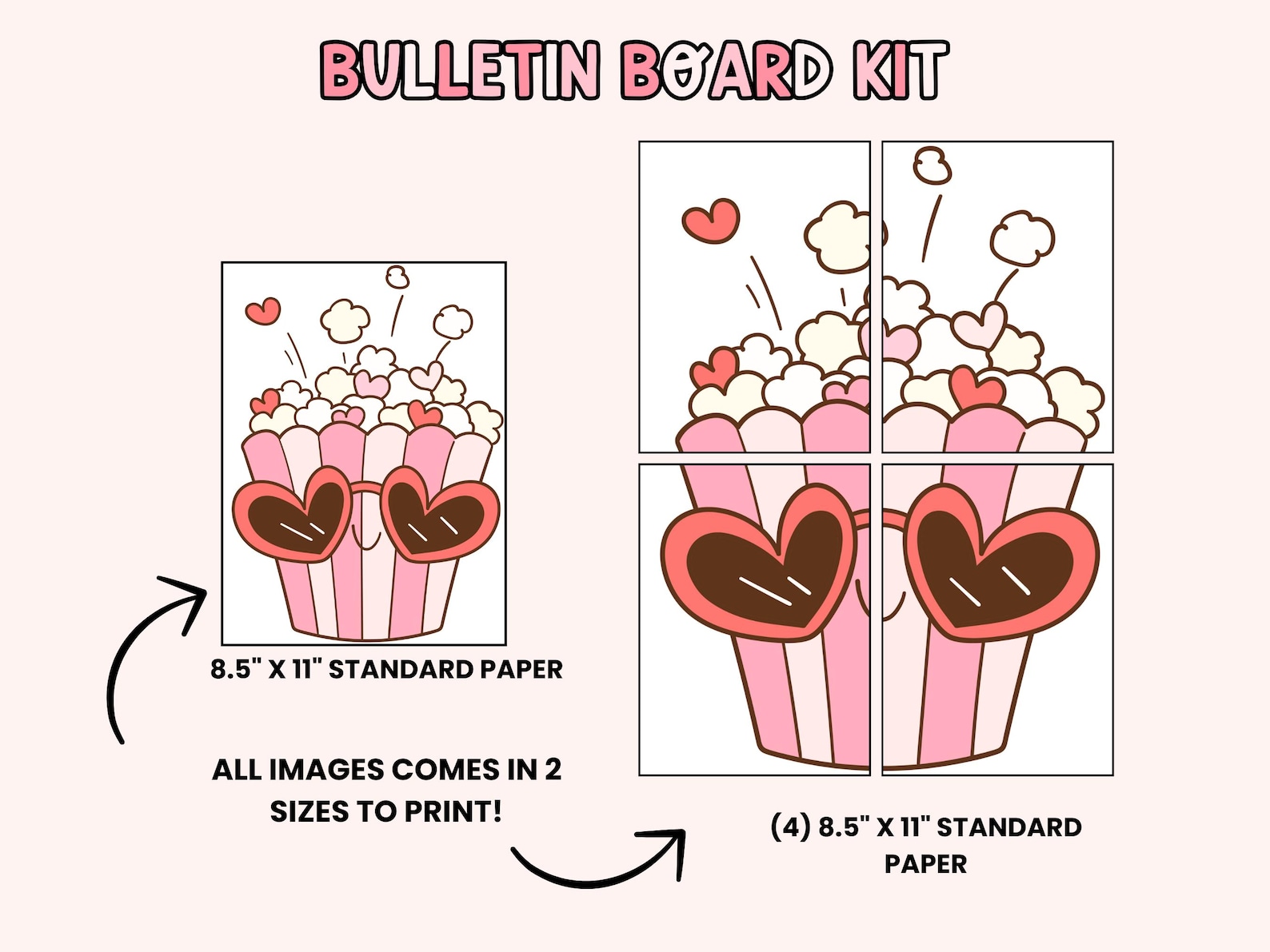 Kindness Valentine's Day Bulletin Board Kit: February Classroom Decor ...