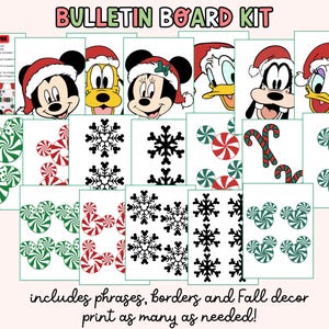 Christmas Bulletin Board Kit: Fun December Classroom Decor (digital ...
