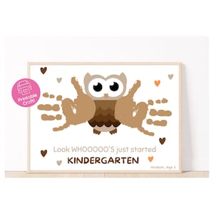 My First Day of Kindergarten Handprint Craft | 1st Day of School Craft | Handprint Art Craft | Starting Kindergarten | Teacher Resource