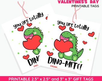 Valentinstag Geschenkanhänger für Kinder (Digitaler Download)