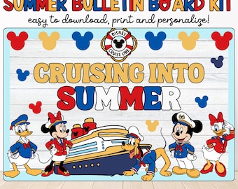 Summer Bulletin Board Kit: End of Year Class Decor (Digital Download)