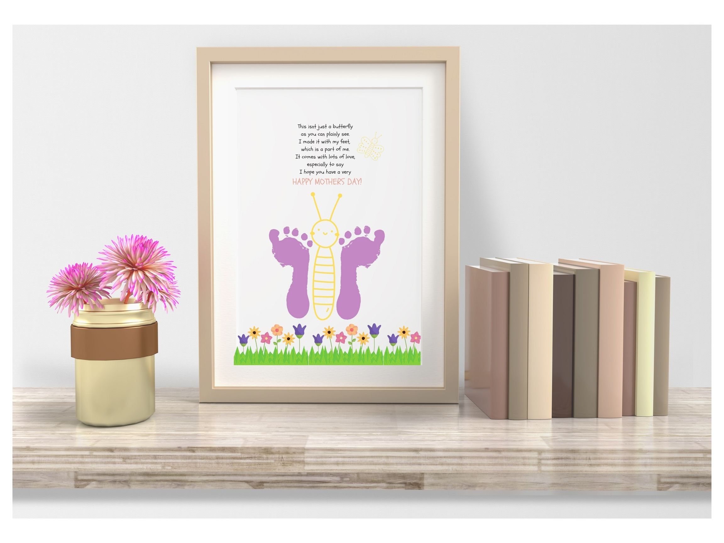 Printable Mothers Day Handprint Poem Gift for Mom Mother's Day ...
