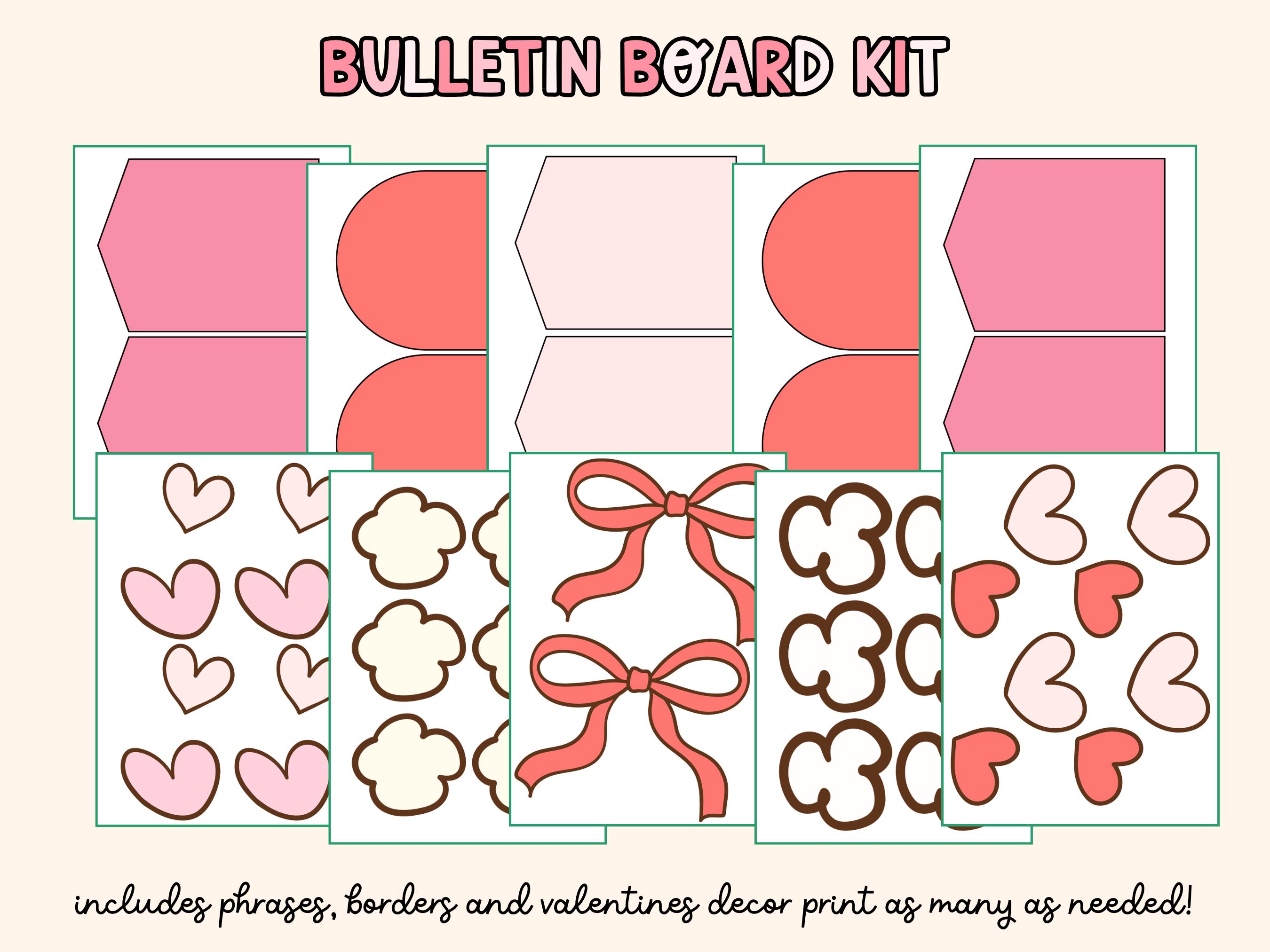 Kindness Valentine's Day Bulletin Board Kit: February Classroom Decor ...