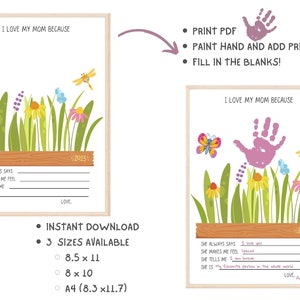 Printable Mothers Day Craft | Crafts for Pre-k and Kindergarten ...