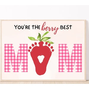 Handprint Art for Mothers Day | Gift For Mom Preschool Craft | Mother’S Day Sign | Diy Memory Keepsake | Kids&#39; Handprint Keepsake | Baby Art