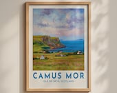 Camus Mor Isle of Skye Poster, Scotland Coastal Wall Art, Scottish Landscape Print