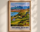 Tarscabhaig Isle of Skye Poster, Scotland Travel Print, Scottish Highland Wall Art