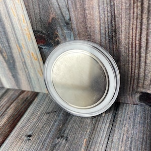 Titanium Coin Blanks - Challenge Coin - Reed Edge - Grooved - Mirror Finish -40 mm Fiber Laser engraving