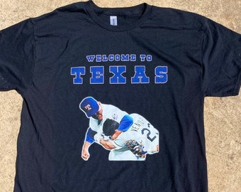 Nolan Ryan Welcome To Texas Robin Ventura Punch - Unisex Cotton Tee