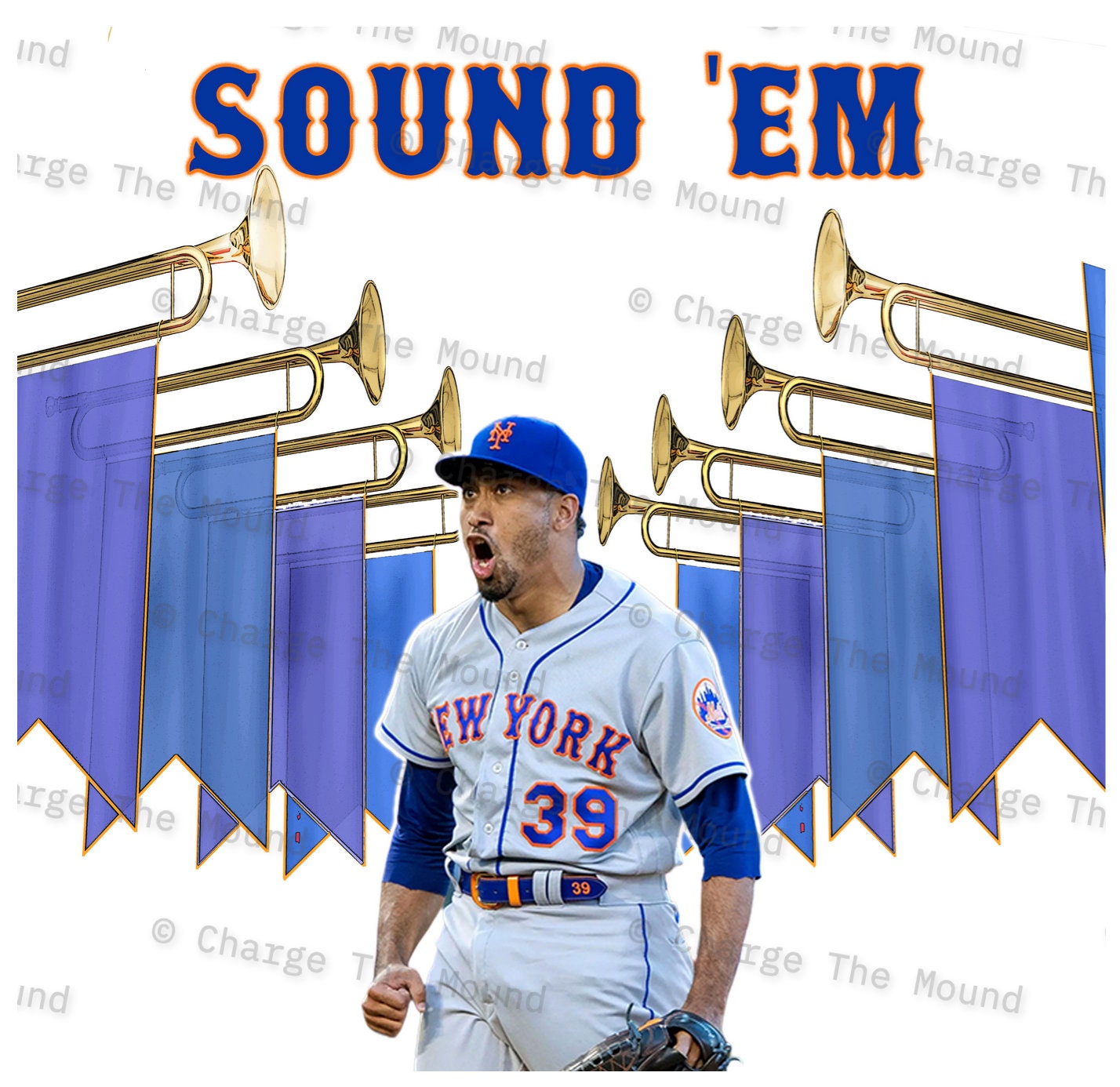 Edwin Diaz sound 'em Trumpets Hoodie Unisex Etsy