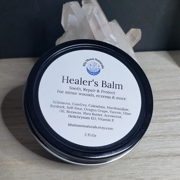 All Natural Healing Balm - Organic Skin Care - Soothe, Repair and Protect