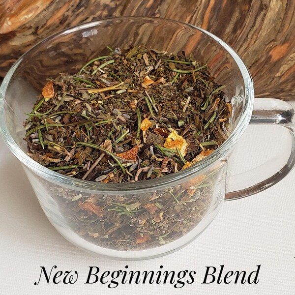 New Beginnings Herbal Tea - Uplift Your Spirit and Renew Your Mind