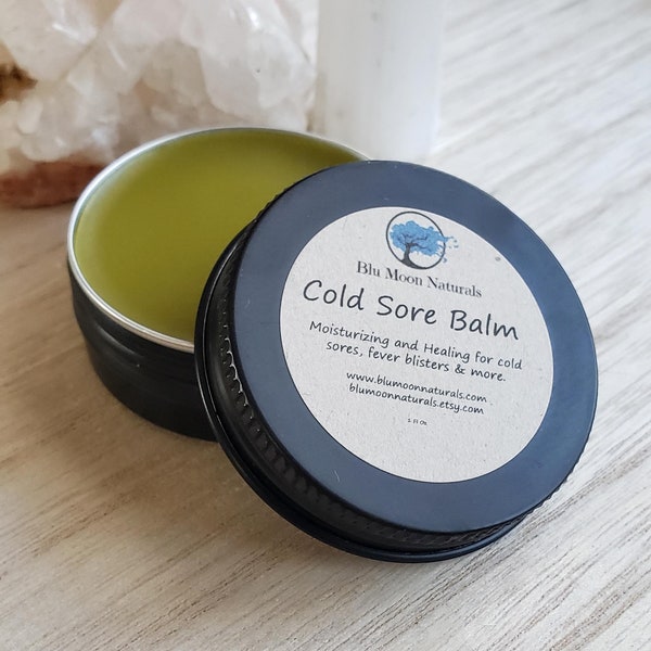 Cold Sore Lip Balm - All-natural Fast-acting Relief for Cold Sores & Dry Lips